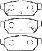 Комплект тормозных колодок, дисковый тормоз AISIN купить